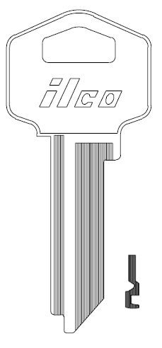 [HR2] Ilco TE3 Key Blank HR2
