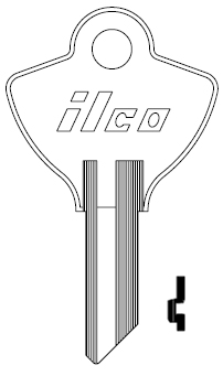 [R1096EN] Ilco R1096EN Elgin Key Blank