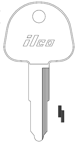 [SUZ11 X87] Ilco X87 Suzuki Key Blank SUZ11
