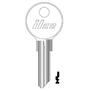 [101AM] Ilco 101AM Key Blank K101 AP1
