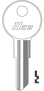 [1041T] Ilco 1041T Key Blank CG16 K5