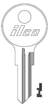 [1043J] Ilco 1043J Key Blank IL11