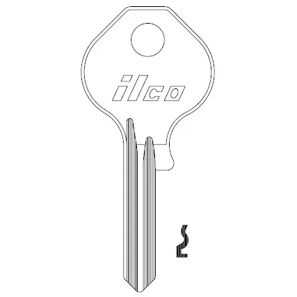 [1092C] Ilco 1092C Key Blank M17