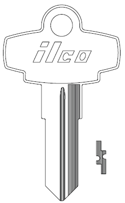 [752] Ilco 752 Key Blank