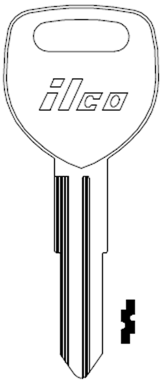 [HD98] Ilco X195 Key Blank HD98