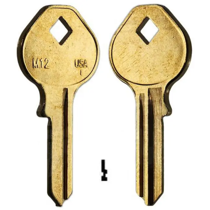 [1092D M12] M12 Ilco Key Blank – 1092D