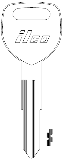 [X214] Ilco HD103 Honda Key Blank X214