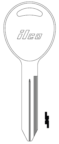 [Y159] Ilco P1795 Chrysler Key Blank Y159