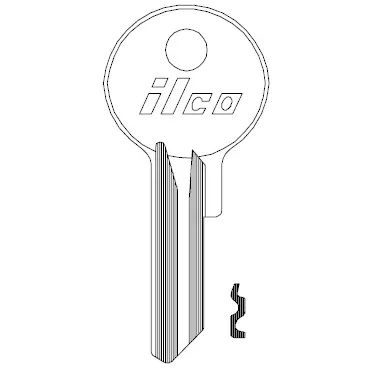 [997X] 997X Ilco Key Blank – Y6 / ABUS