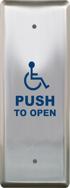 [CM-25/4] Camden CM-25/4 Wheelchair/Push To Open Exit Narrow w/ Logo