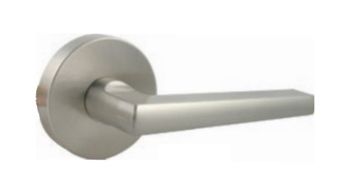 [10010LTS15M] Tecnica Design 10010LTS15M Passage Lever Linea W/ Square Rose Satin-Nickel Drive-In