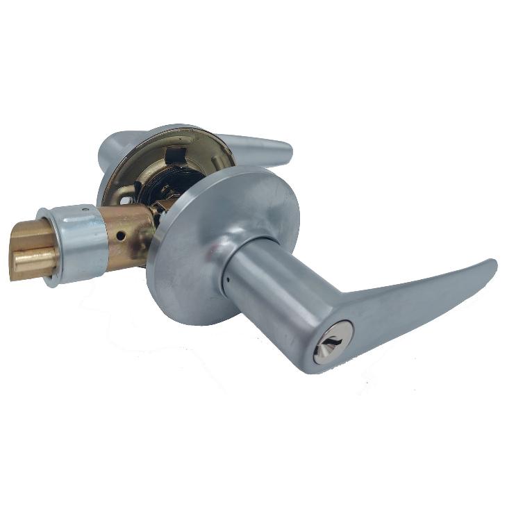 [10151MC26DKDUL] Dorex Manhattan Entry Lever Weiser Keyway Satin Chrome