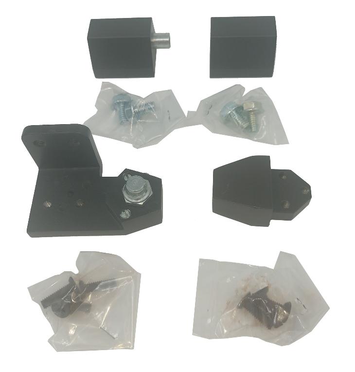 [J2601-DU] Dorex Door Pivot Sets 1/8: Recessed Jamb Mount Right Hand (3⁄4″ Offset) Duranodic Brown