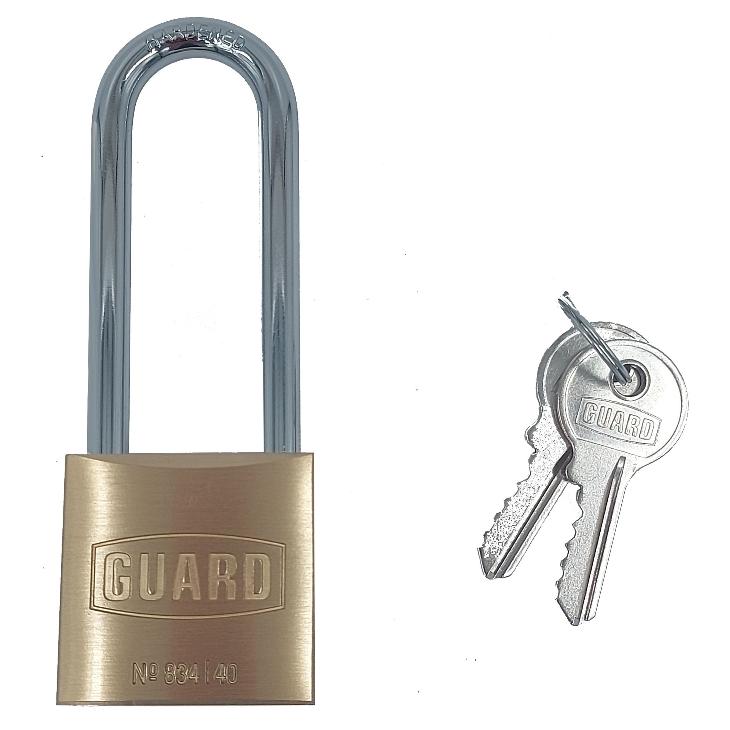 [834LVUP] Guard 834LVUP Brass Padlock 1½"(37.7mm) Body ¾"(19.5mm)Shackle