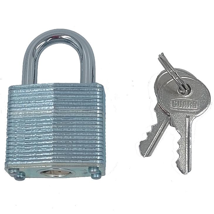 [730KD] Guard 730KD Laminated Steel 1 1/4" (30mm)Body, 1/4" (5mm)Shackle