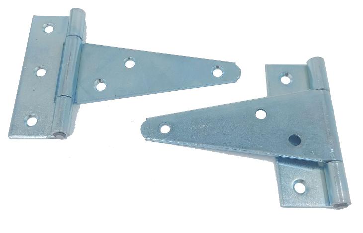[1609ZP4] Pair of Heavy Tee Hinge 4" w/ Fixed Pin set of Two