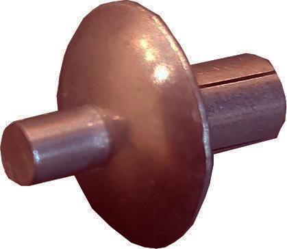 [RIVET DU] Don-jo Replacement Blind Smack Rivet - Dururatic Brown 10 pack