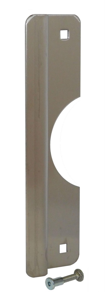 [OSLP110 EBF 630] Don-jo Latch Protector Offset OSLP 110 EBF - Stainless Steel