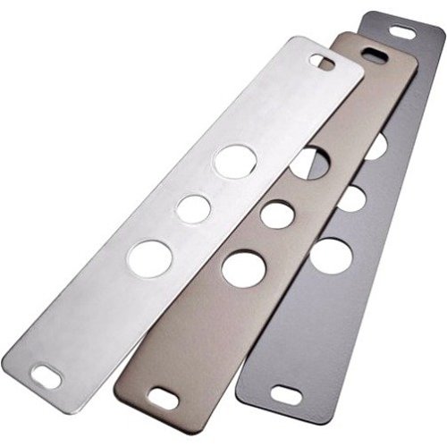 [9000-108-630] HES 9X00-108-630 1/8" Aluminum Spacer Bracket for Surface Mounted Electric Strikes, Satin Stainless Steel