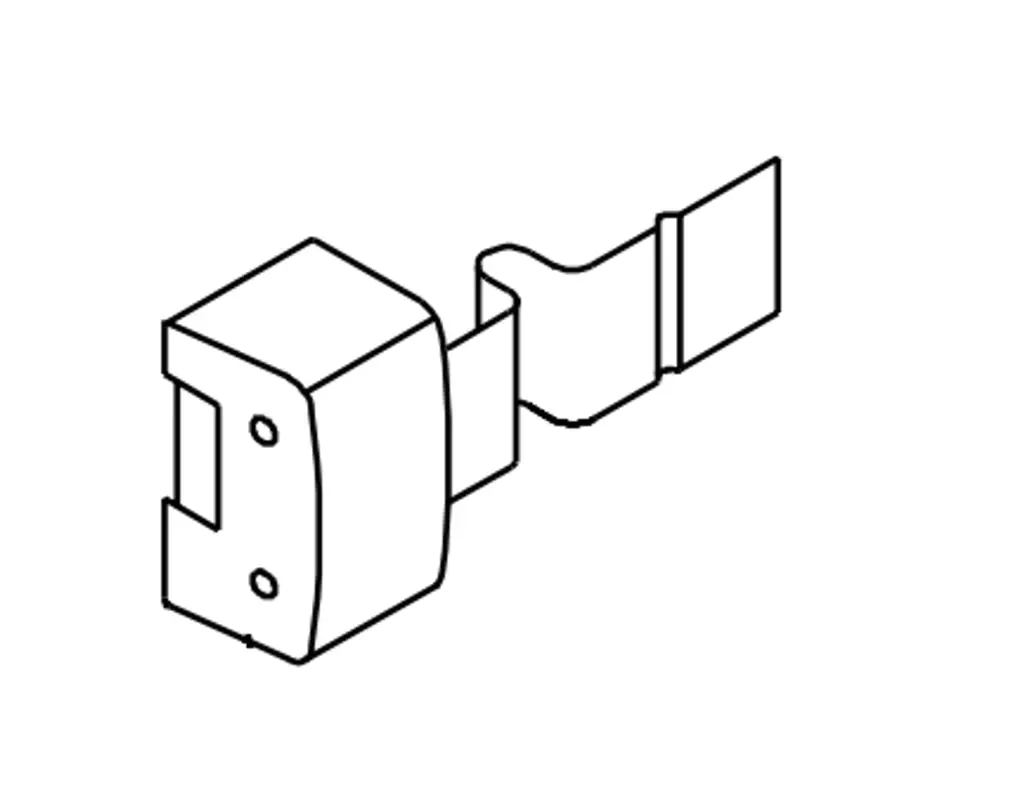 [31-0572-IP] Adams Rite 31-0572-IP End Cap Nose End Complete 8375 / 8475 / 8675 Concealed Vertical Mid Panel