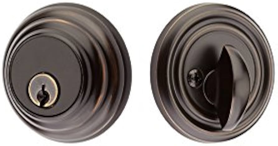 [8355-US10B] Emtek D/C Low Profile Deadbolt Schlage Oil Rubbed Bronze
