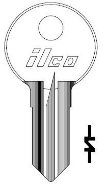[IL210] Ilco S1042Z Key Blank IL210