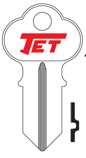 [CG4] Jet CG4 Key Blank 1041GR