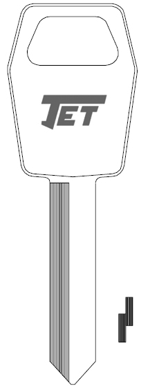 [H55-NP] Jet H55 Ford Key Blank 1185FD