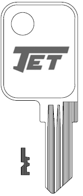 [HK4] Jet 1600 Haworth Key Blank HK4