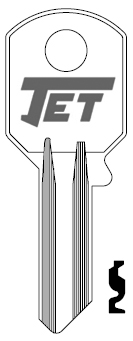 [JT--KP9] Jet S1041JA Chicago Key Blank
