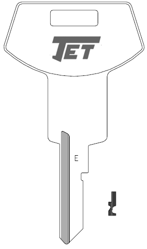 [B78-NP] Jet P1098WE GMC Key Blank B78