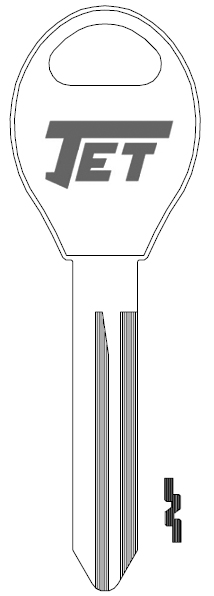 [DA34-NP X237] Jet X237 Nissan Key Blank DA34