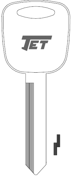 [H71-NP] Jet 1195FD Ford Key Blank H71
