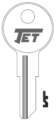 [IL260] Jet 1043D Illinois Key Blank L260