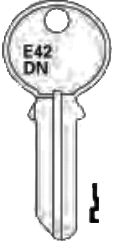 [JT--E42DN] Jet E42DN Cemex Key Blank 1548