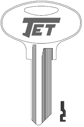 [KW6] Jet KW6 Kwikset 5 Pin Key Blank  