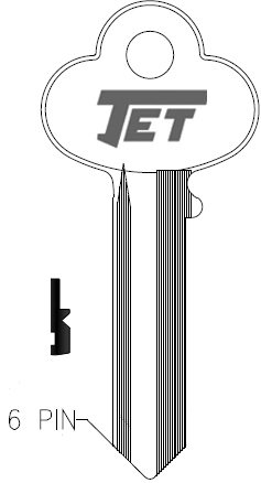 [CO62] Jet R1001EG Corbin Key Blank CO62