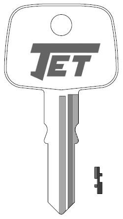 [HD70] Jet HD70 Honda Key Blank