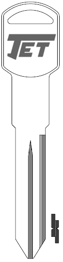 [B86-NP] Jet P1106 GMC Key Blank B86