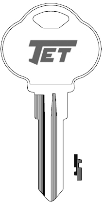 [CLB12-NP] Ilco CB12-NP Club Key Blank 1591L