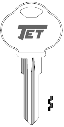 [CB1-NP] Jet 1573A Club Key Blank CB1