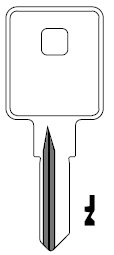 [1610] Ilco 1610 Key Blank TM10