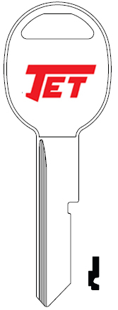 [B51-NP] Jet S1098D GMC Key Blank B51