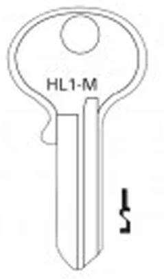 [HL1-M] Jet HL1-M Hudson Mailbox Key Blank