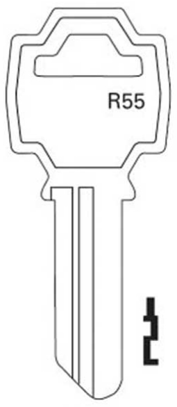 [R55] Jet R55 Fanal Key Blank