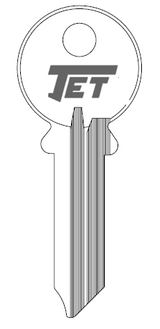 [K1] Jet 1079 Keil Key Blank K1