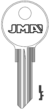 [CHI-11 (100AM K100M)] JMA 100AM Chicago Key Blank K100M