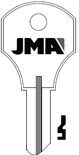 [CCL-12] JMA 1000V NP Corbin Key Blank CO26