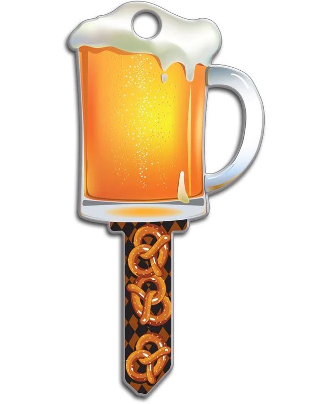 [B110W] Lucky Line B110W Beer And Pretzel WR5 WR3 Keyway