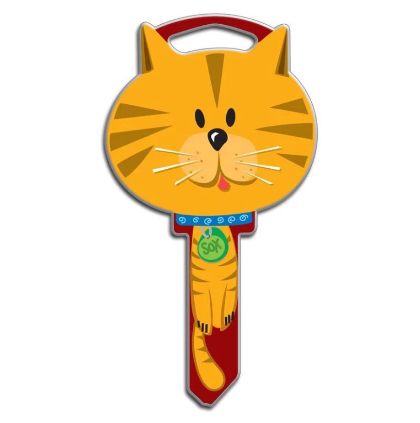 [B115K] Lucky Line B115K Cat Key Shape KW1/11 Keyway